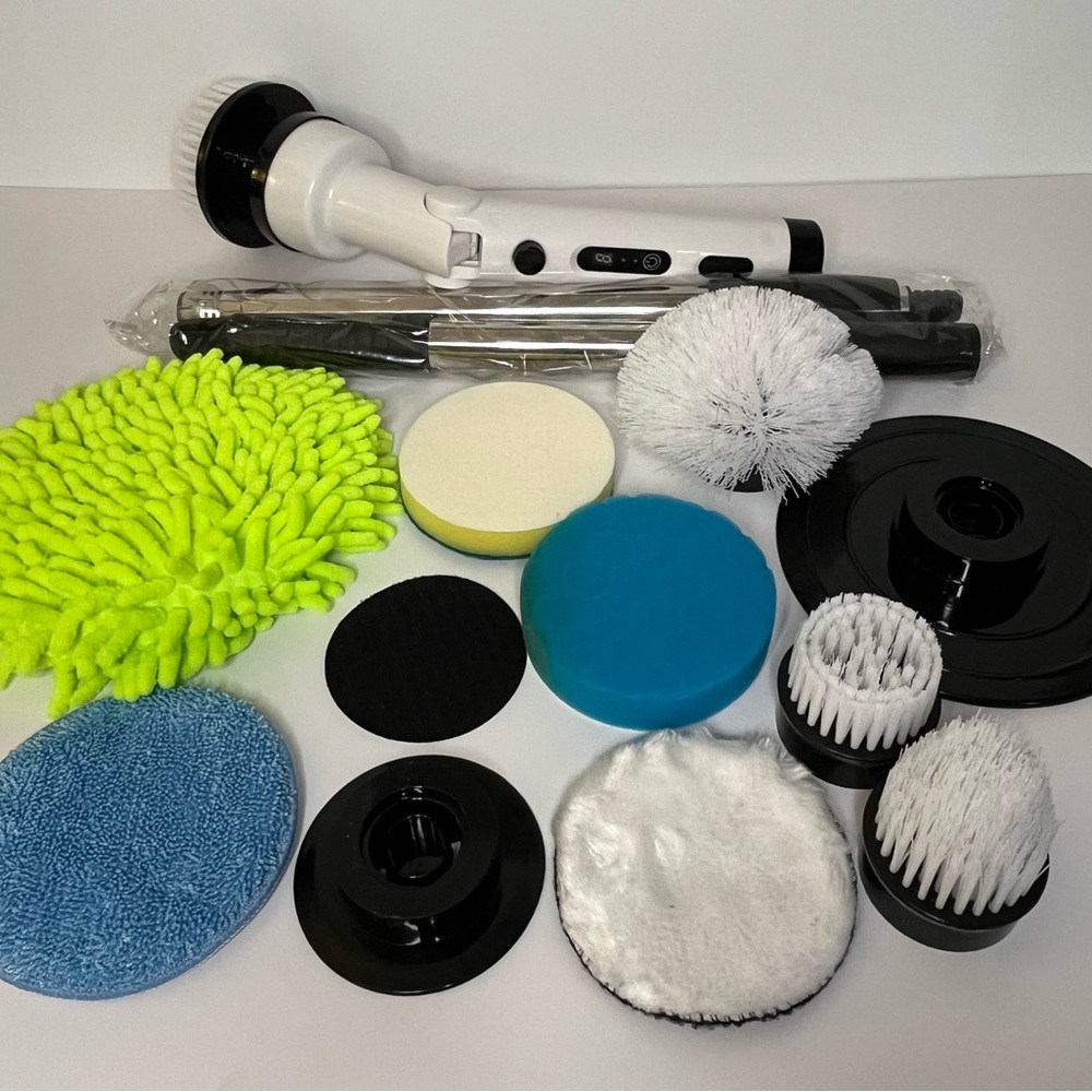 Electric Cleaning Brush Set with Attachments